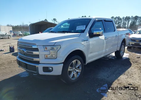 2016 Ford F-150 Platinum from USA, damaged, VIN 1FTEW1EG6GFA44205